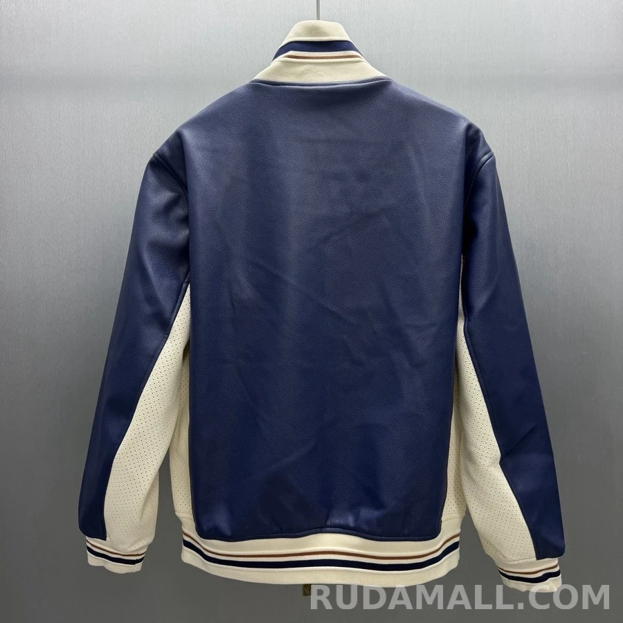 루이비통 루이비통 천공 배색 레더 재킷 상세 이미지