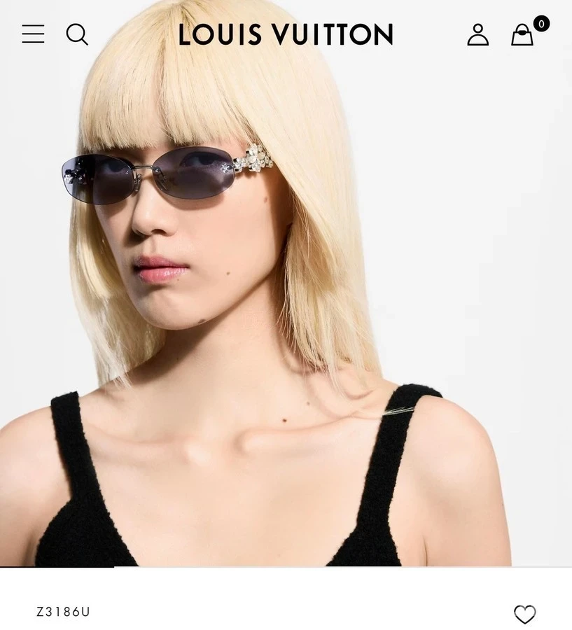 루이비통 루이비통 플라워 템플 림리스 선글라스 상세 이미지