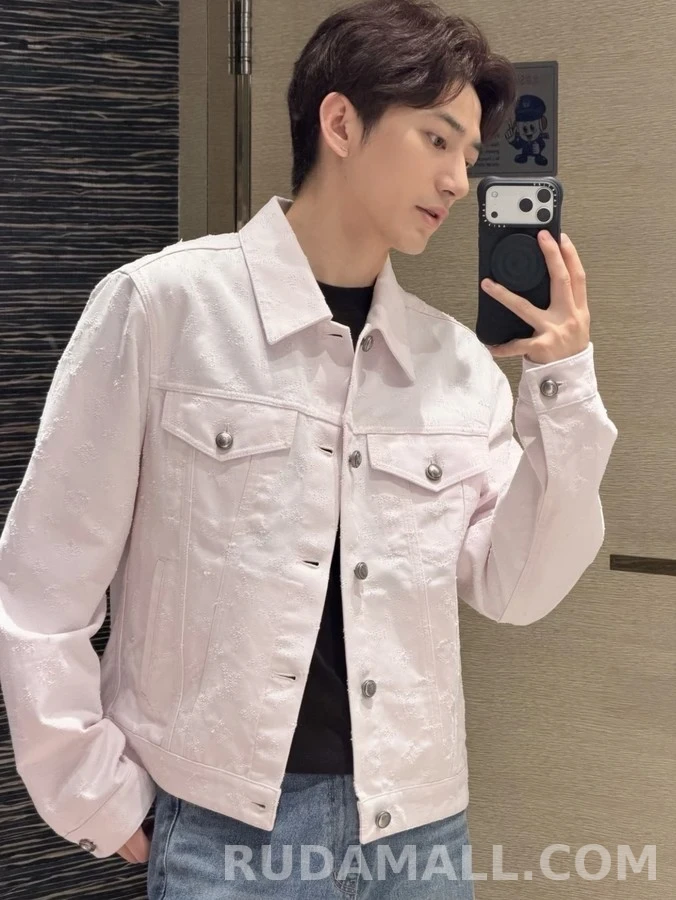 루이비통 루이비통 모노그램 핀펀칭 데님 자켓 상세 이미지