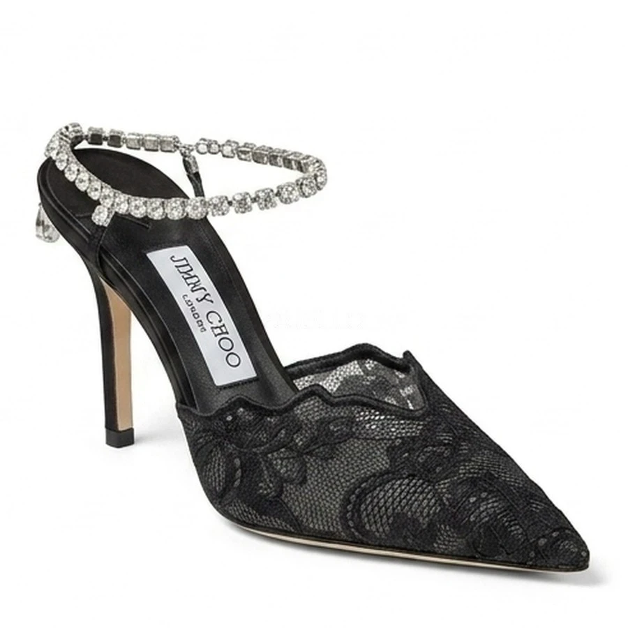 지미추 지미추 Saeda 크리스탈 레이스 펌프스 상세 이미지