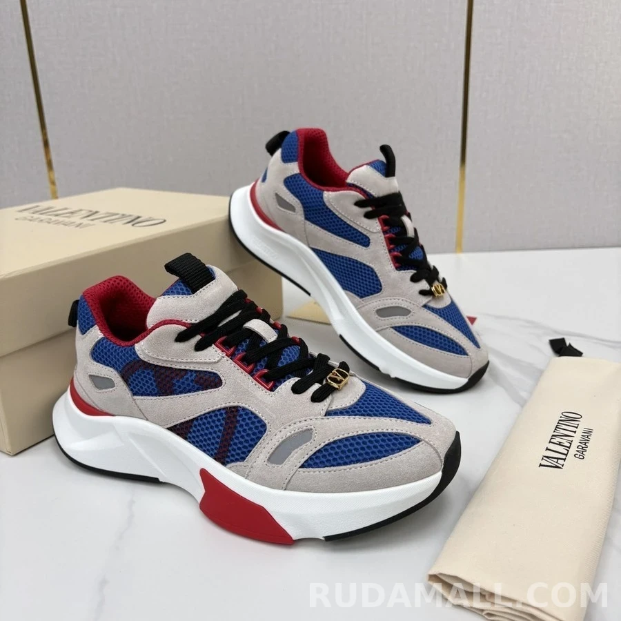 발렌티노 발렌티노 컬러블록 메시 스니커즈 상세 이미지