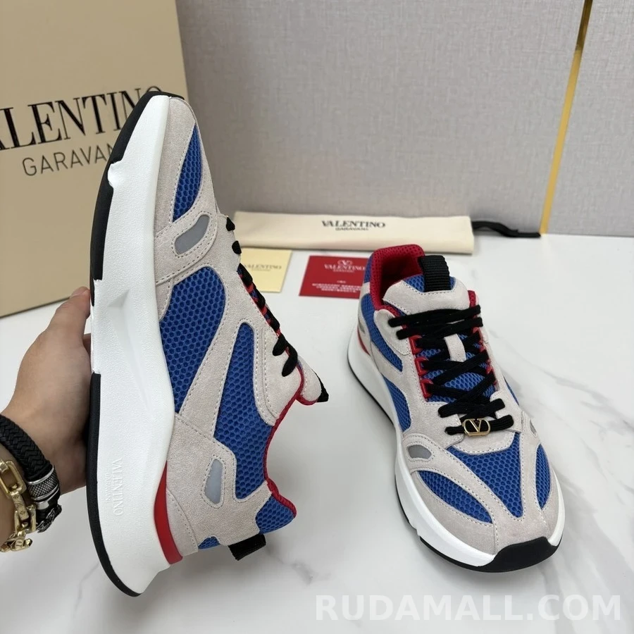 발렌티노 발렌티노 컬러블록 메시 스니커즈 상세 이미지
