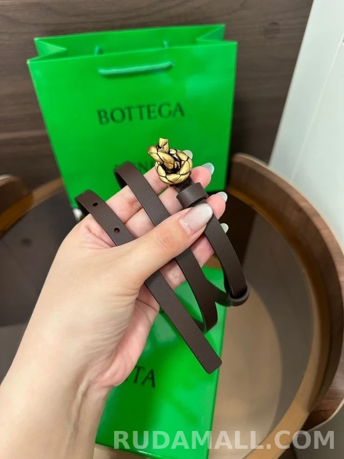 보테가베네타 보테가 베네타 브레이드 노트 레더 벨트 상세 이미지