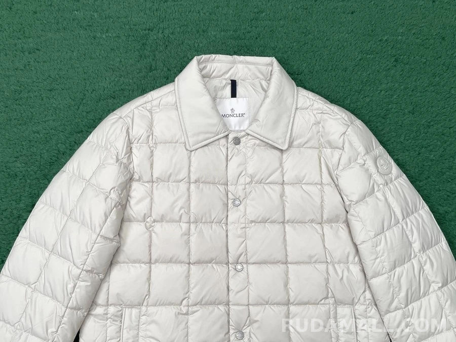 몽클레어 몽클레어 카스텔라나 퀼팅 셔츠 재킷 상세 이미지