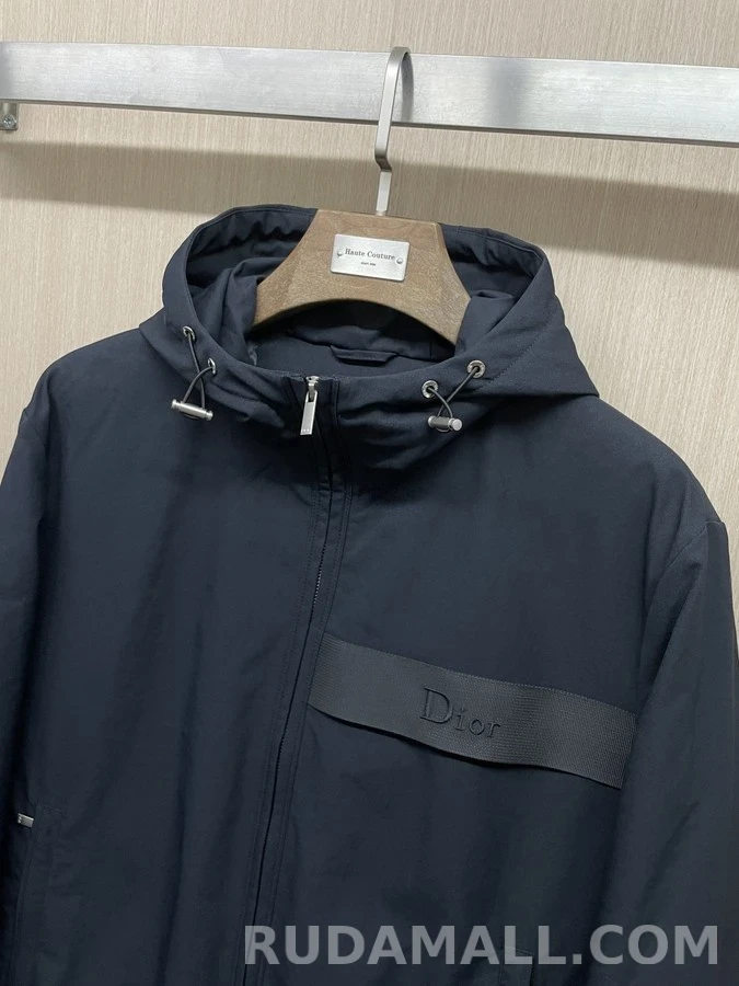 디올 디올 엠보싱 로고 후드 경량 패딩 상세 이미지