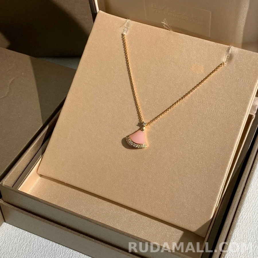 불가리 불가리 에나멜 다이아몬드 목걸이 상세 이미지