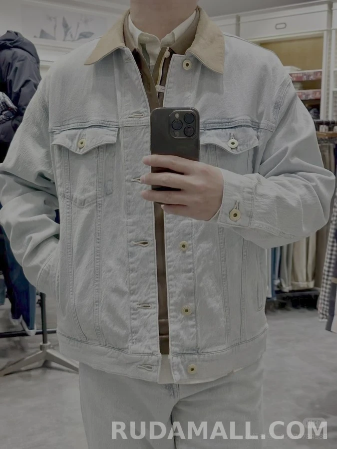 디올 디올 코듀로이 카라 데님 자켓 상세 이미지