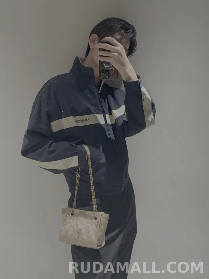 생로랑 세인트로랑 배색 자수 스포츠 자켓 상세 이미지