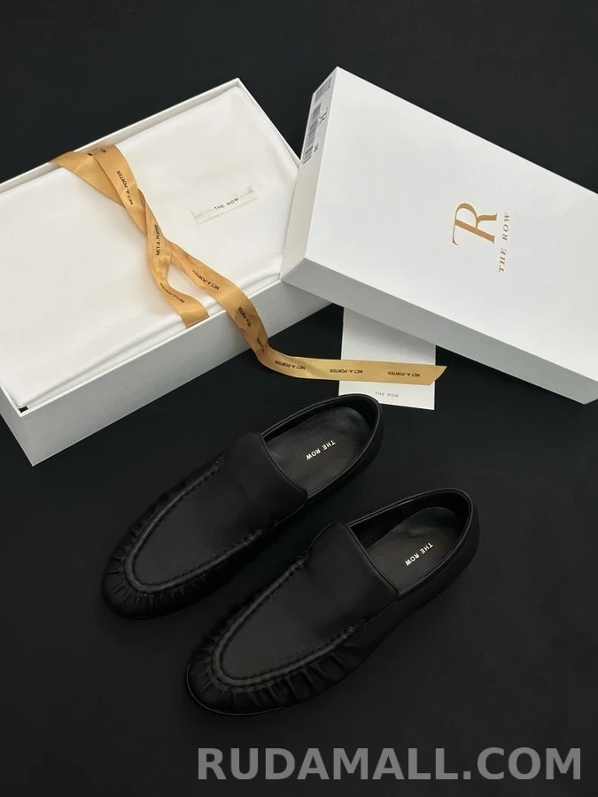 더로우 더로우 주름 가죽 로퍼 상세 이미지
