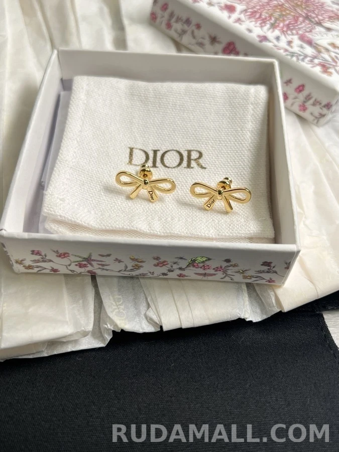 디올 디올 레터링 보우 귀걸이 상세 이미지