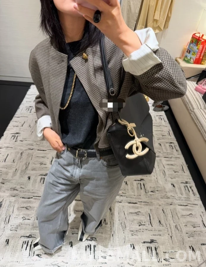 샤넬 샤넬 더블 C 로고 키링 상세 이미지