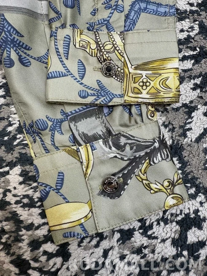 에르메스 에르메스 승마 모티프 롱 슬리브 셔츠 상세 이미지