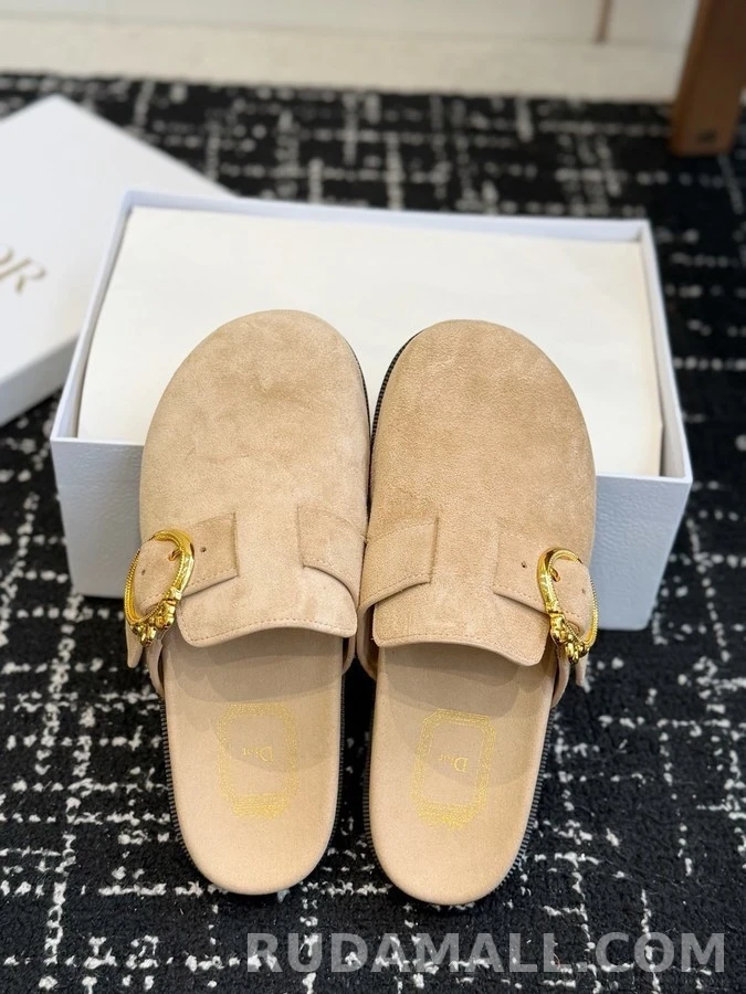 디올 디올 버클 스웨이드 뮬 상세 이미지