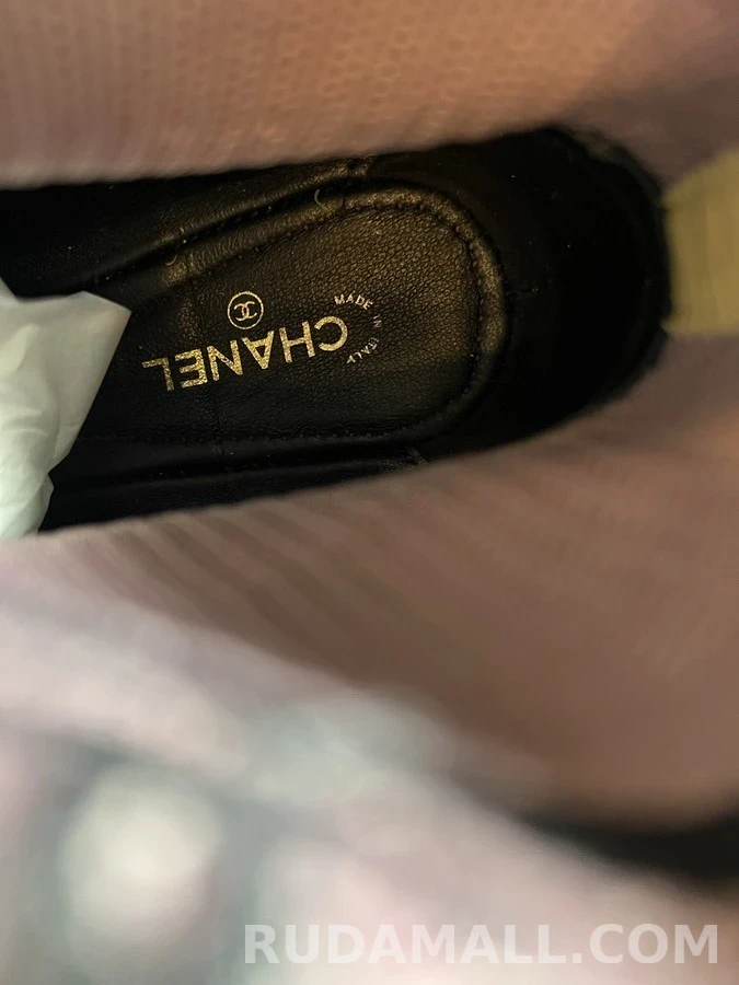 샤넬 샤넬 니트 삭스 보우 부츠 상세 이미지