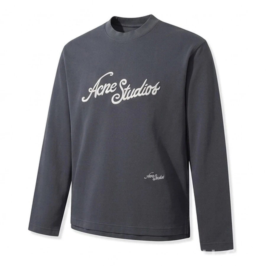 아크네 스튜디오 아크네 스튜디오 Acne Studios 레터링 자수 긴팔 티셔츠 상세 이미지