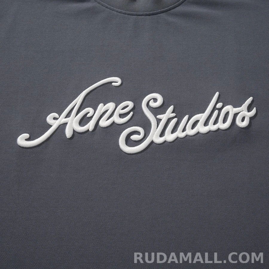 아크네 스튜디오 아크네 스튜디오 Acne Studios 레터링 자수 긴팔 티셔츠 상세 이미지