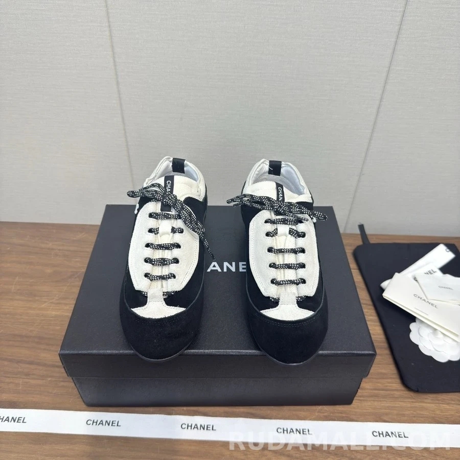 샤넬 샤넬 투톤 독일군 스니커즈 상세 이미지