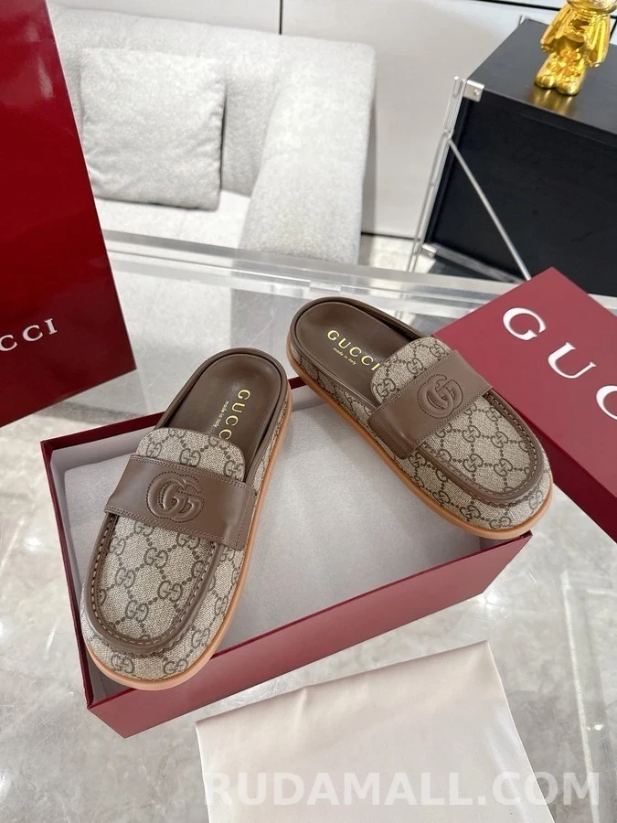 구찌 구찌 패턴 뮬 로퍼 상세 이미지
