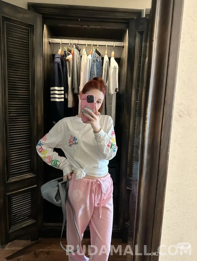 크롬하츠 크롬하츠 컬러풀 크로스 포켓 긴팔 티셔츠 상세 이미지