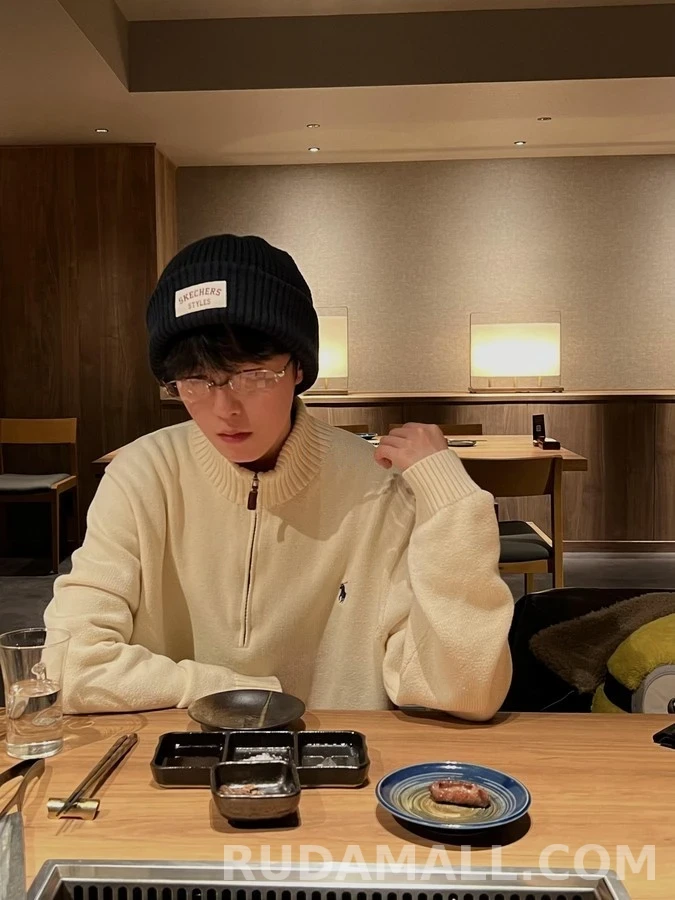 폴로 랄프 로렌 폴로 랄프 로렌 하프집업 포니 자수 니트 상세 이미지