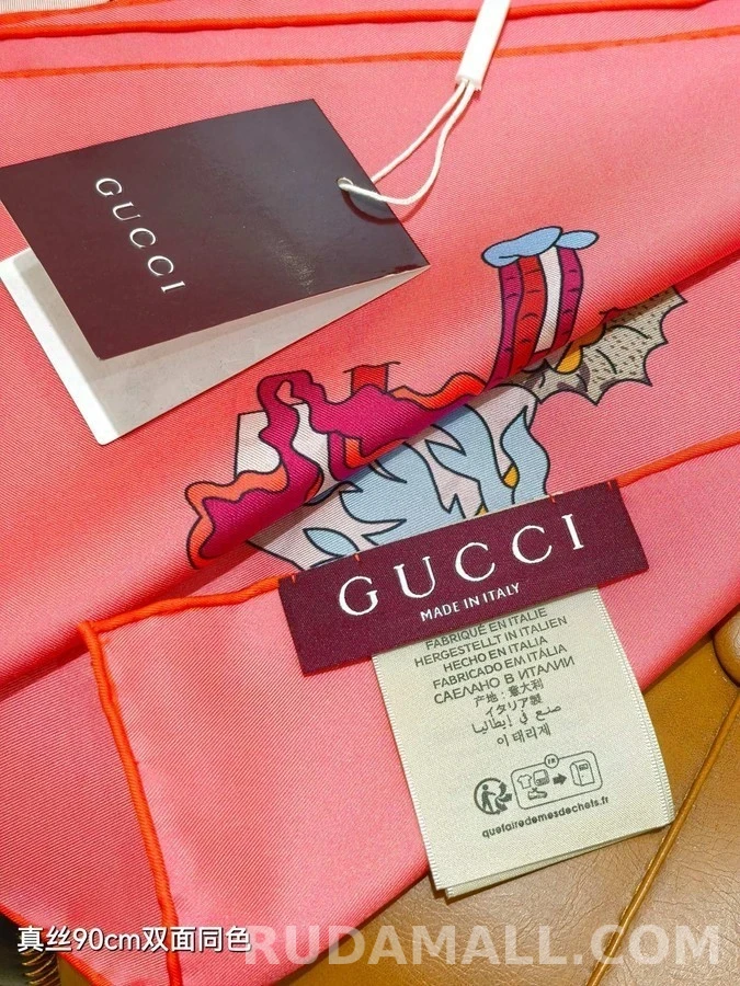 구찌 구찌 마린 프린트 스카프 상세 이미지