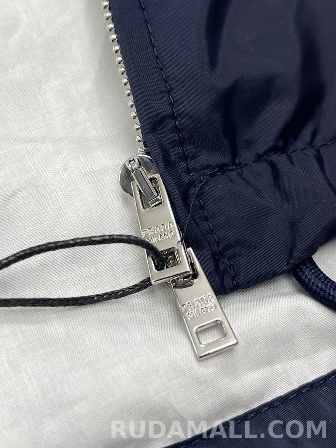 프라다 프라다 Re-nylon 풀집업 셔츠 상세 이미지