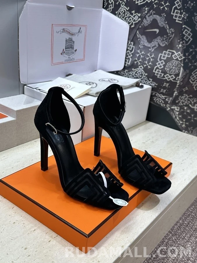 에르메스 에르메스 켈리 버클 컷아웃 샌들 상세 이미지