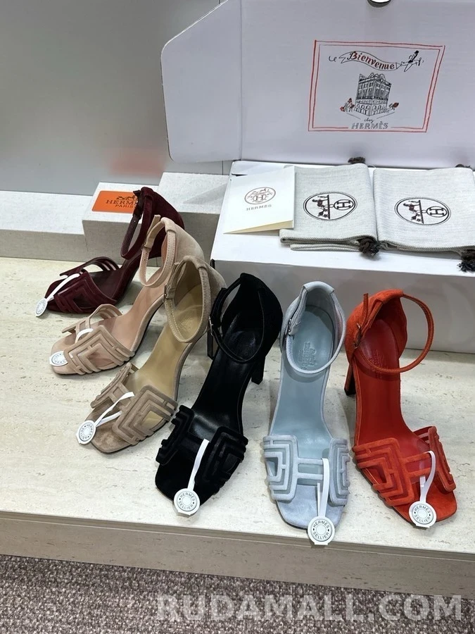 에르메스 에르메스 켈리 버클 컷아웃 샌들 상세 이미지