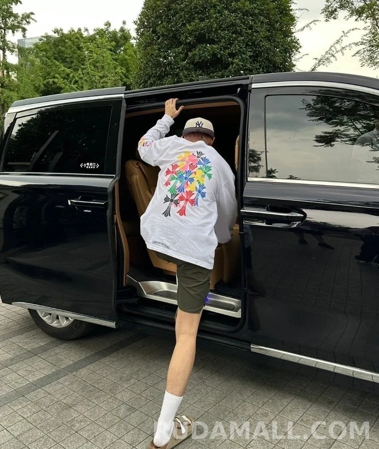 크롬하츠 크롬하츠 컬러 크로스 긴팔 티셔츠 상세 이미지
