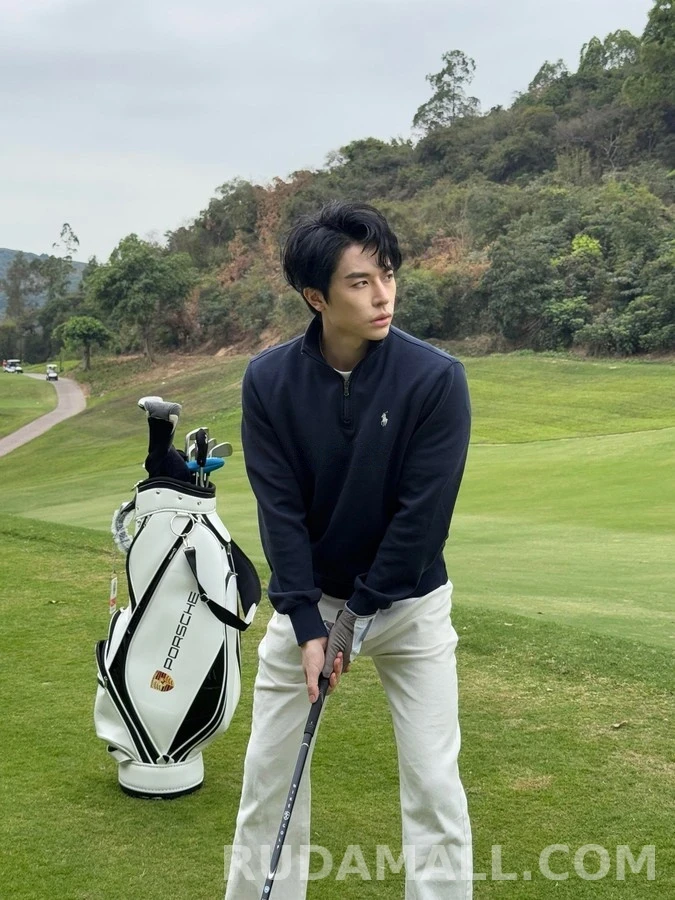 폴로 랄프 로렌 폴로 랄프 로렌 스탠드넥 하프집업 니트 상세 이미지