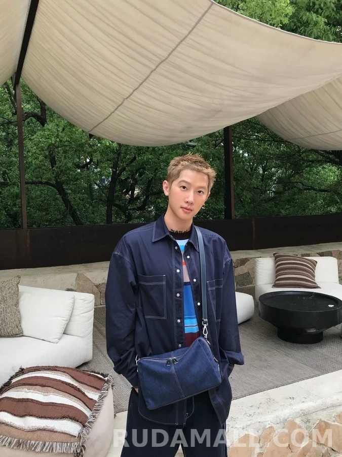펜디 펜디 자수 콘트라스트 스티치 셔츠 상세 이미지