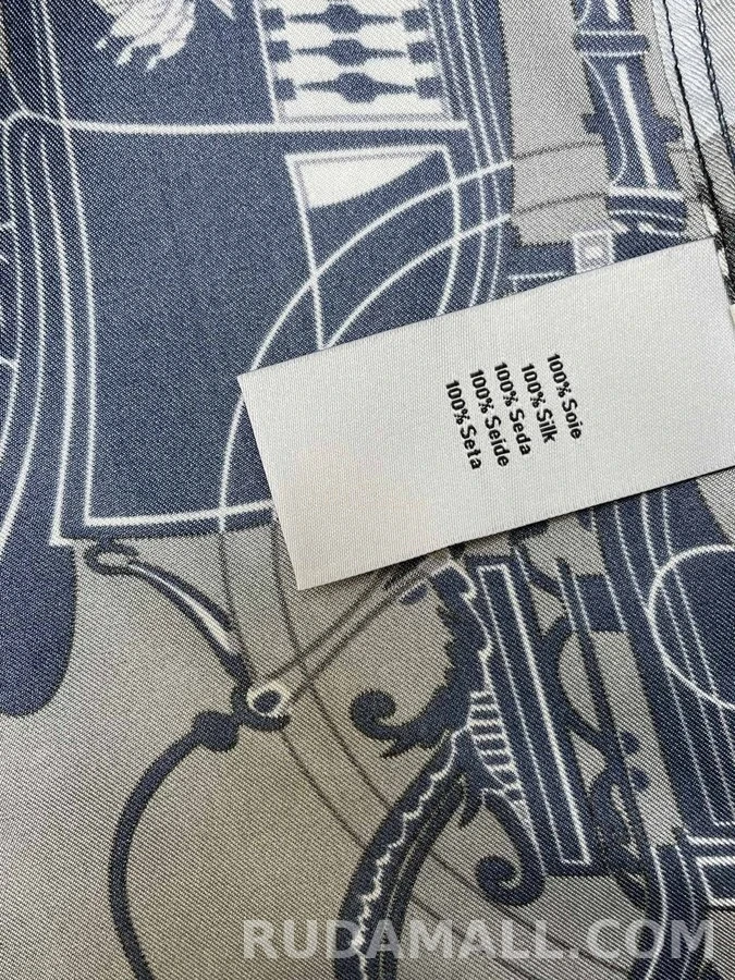 에르메스 에르메스 멀티 프린트 실크 셔츠 상세 이미지