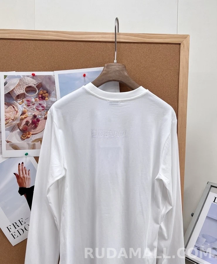 샤넬 샤넬 컬러 진주 자수 긴팔 티셔츠 상세 이미지