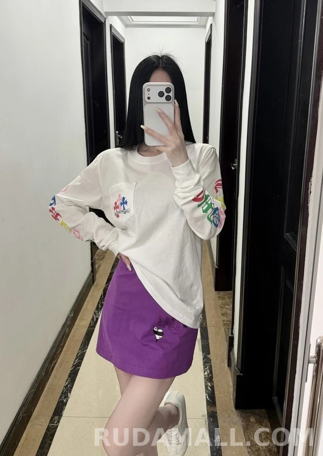 크롬하츠 크롬하츠 멀티 컬러 크로스 포켓 긴팔 티셔츠 상세 이미지