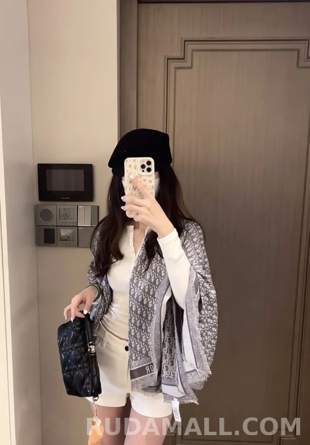 디올 디올 오블리크 자카드 스카프 상세 이미지