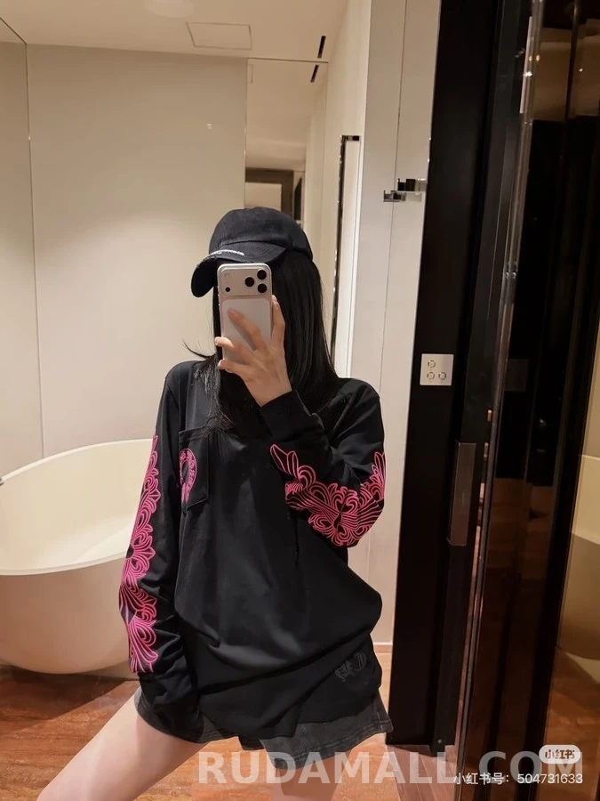 크롬하츠 크롬하츠 말발굽 플라워 긴팔 티셔츠 상세 이미지