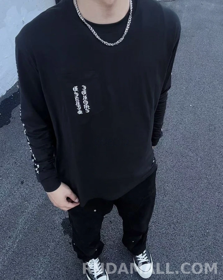 크롬하츠 크롬하츠 대형 크로스 긴팔 티셔츠 상세 이미지