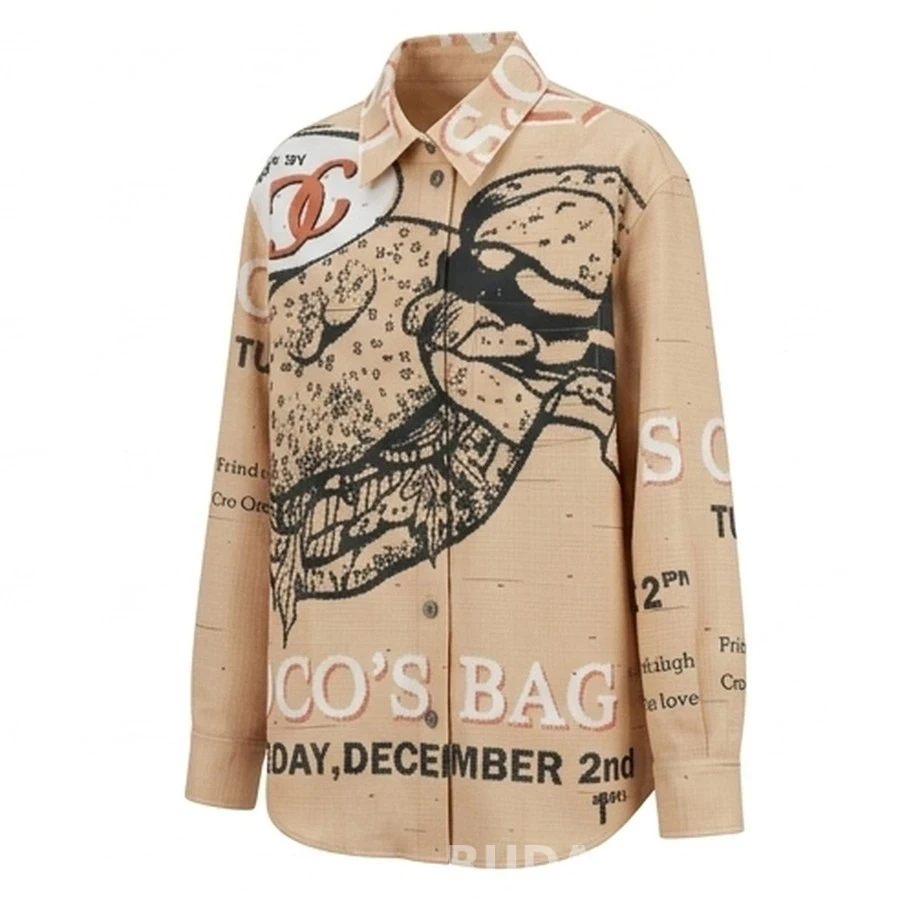 샤넬 샤넬 코코스백 프린트 셔츠 상세 이미지
