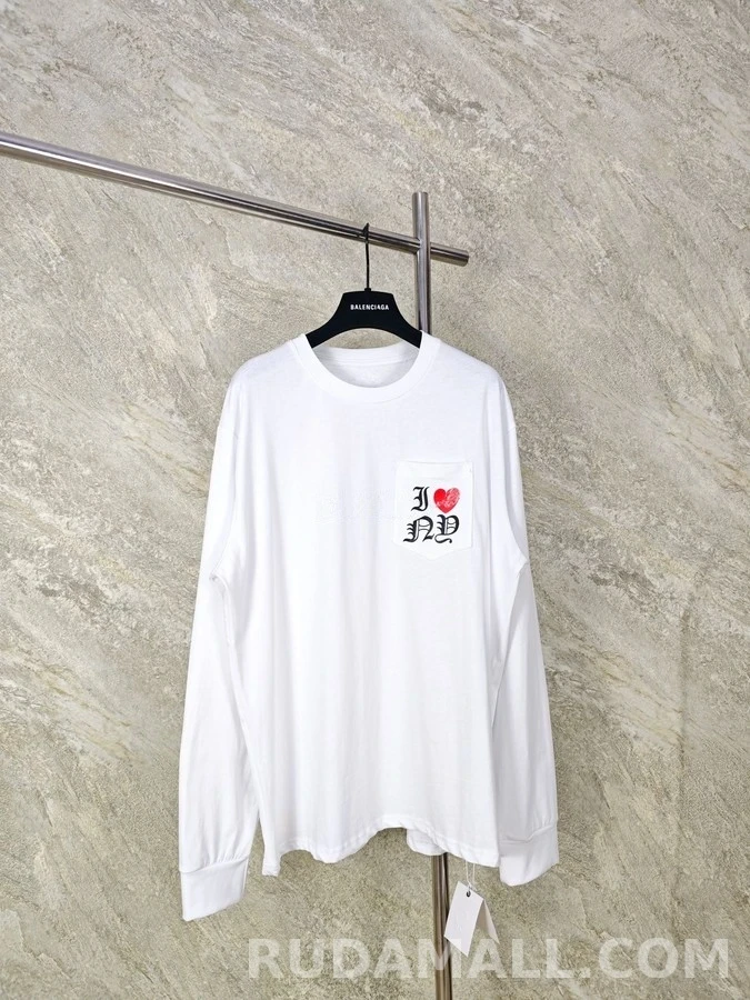 크롬하츠 크롬하츠 I ❤️ ND 레터링 긴팔 티셔츠 상세 이미지