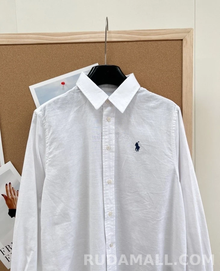 폴로 랄프 로렌 폴로 랄프 로렌 폴로 플레이어 자수 셔츠 상세 이미지