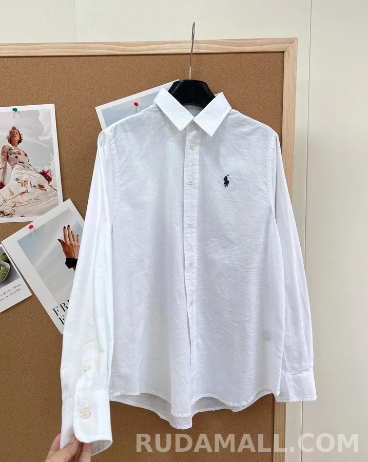 폴로 랄프 로렌 폴로 랄프 로렌 폴로 플레이어 자수 셔츠 상세 이미지