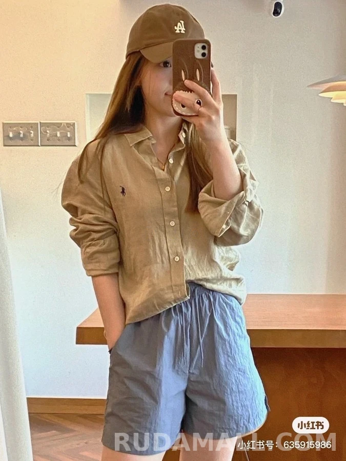 폴로 랄프 로렌 폴로 랄프 로렌 스몰 포니 자수 셔츠 상세 이미지