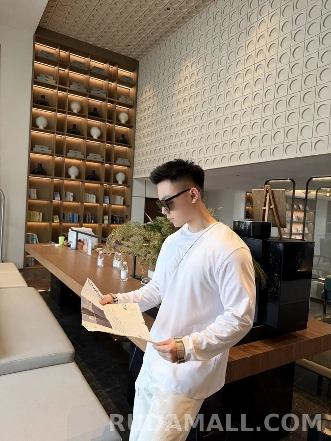 버버리 버버리 클래식 체크 커프스 긴팔 티셔츠 상세 이미지