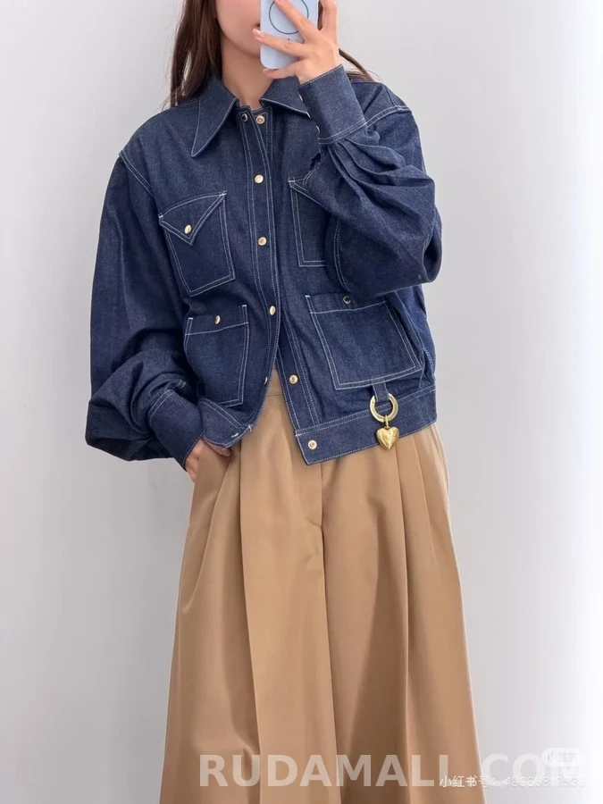 셀린느 셀린느 멀티포켓 데님 셔츠 상세 이미지