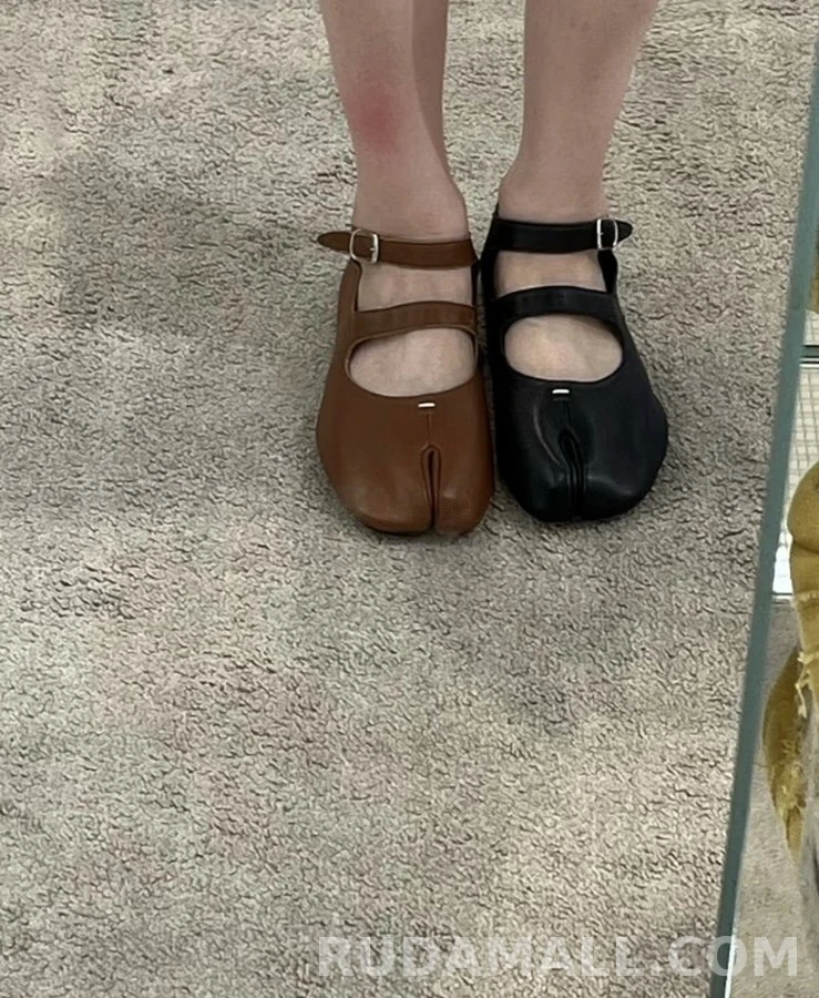 메종 마르지엘라 메종마르지엘라 타비 더블 스트랩 메리 제인 슈즈 상세 이미지