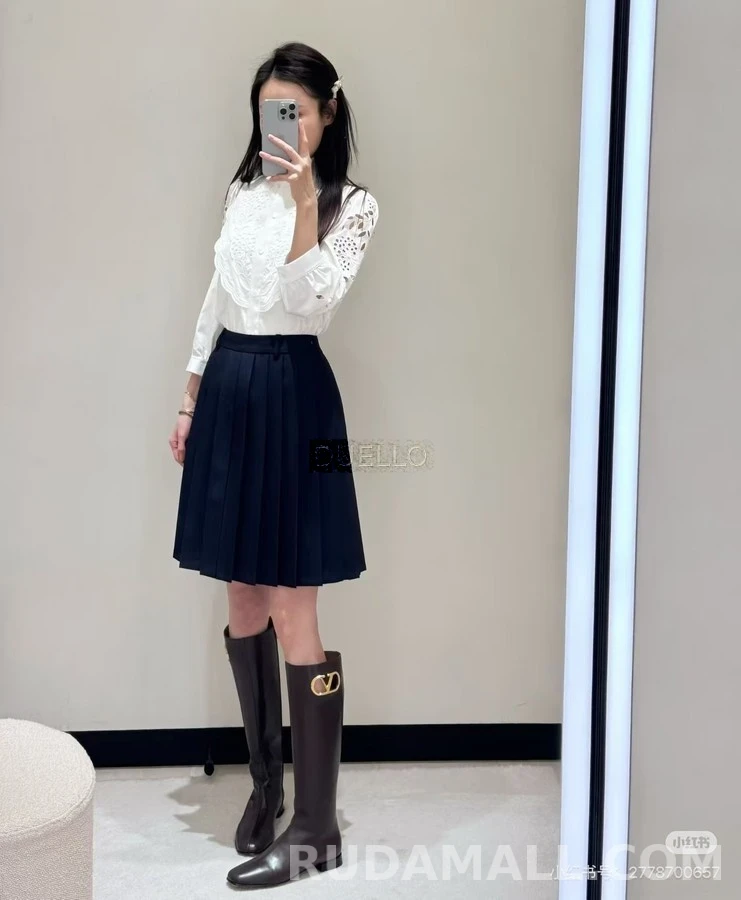 발렌티노 발렌티노 펀칭 자수 롱슬리브 셔츠 상세 이미지