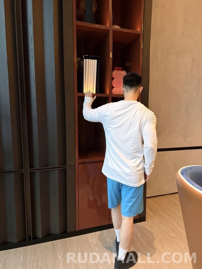 폴로 랄프 로렌 폴로 랄프 로렌 자수 헨리넥 긴팔 티셔츠 상세 이미지