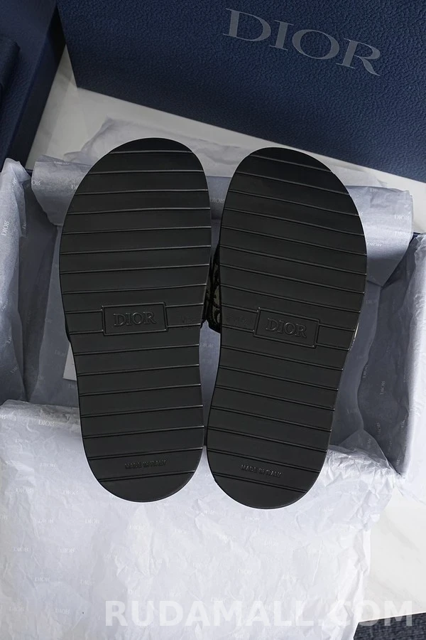 디올 디올 오블리크 모노그램 벨크로 슬라이드 상세 이미지