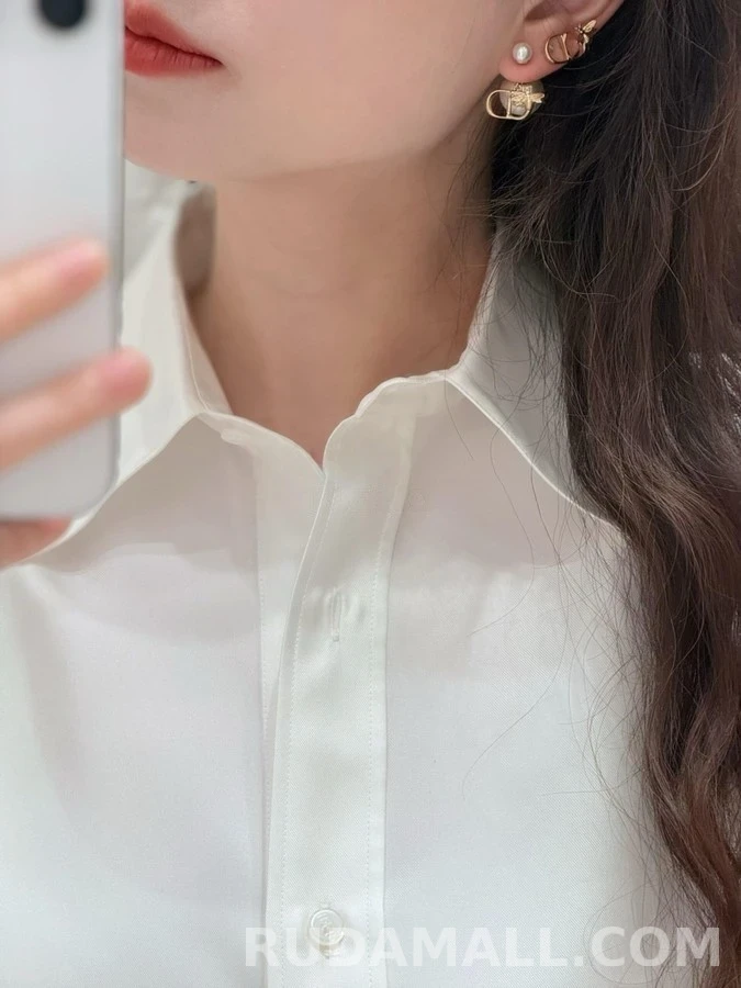 디올 디올 로고 벌 귀걸이 상세 이미지