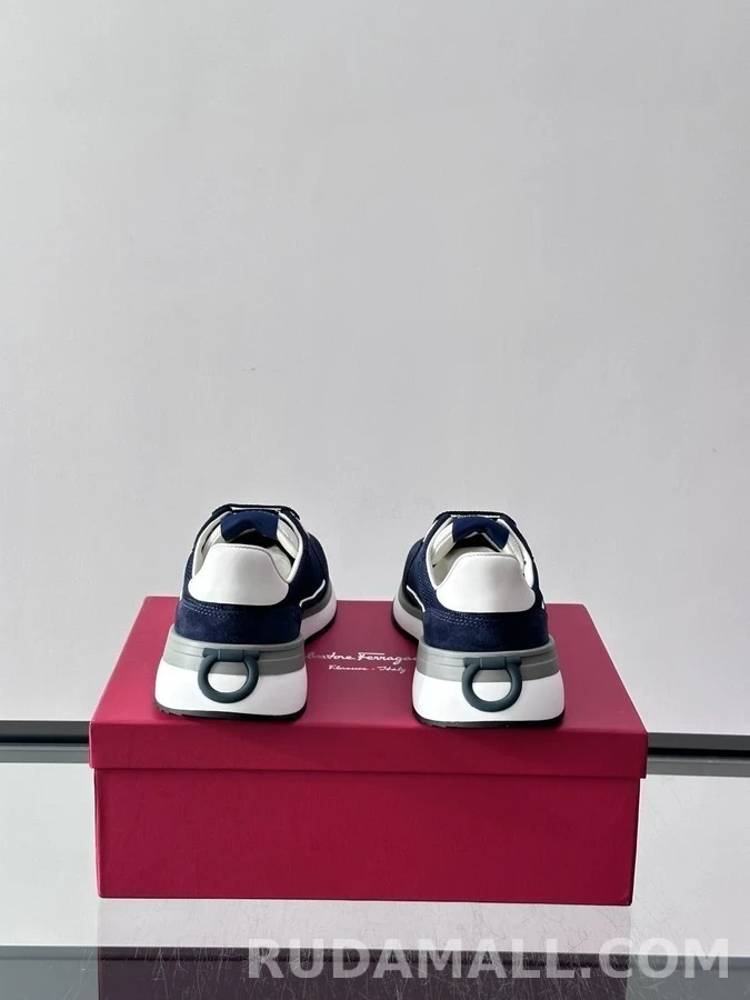페라가모 페라가모 남성 스웨이드 메쉬 스니커즈 상세 이미지